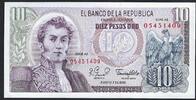 Colombie / Colombia 10 Pesos Oro El Banco De la Republica Série AZ -