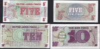 Royaume Uni / Great Britain / Großbritannien 5 + 10 New Pence British Armed Forces Série 6 -