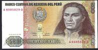 Pérou / Peru 500 Intis Banco Central De Reserva Del Peru -