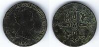 Espagne / Spain / Spanien 8 Maravedis Isabelle II -