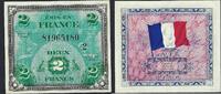 France / Frankreich 2 Francs Trésor type DRAPEAU Série 2 -