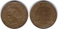 France / Frankreich / Paris 1 Centime Cérès -