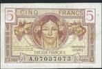 France / Frankreich 5 Francs Trésor Français série A.070 -