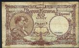 Belgique / Belgien / Belgium 20 francs Banque Nationale de Belgique / Trésorerie -