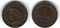 France / Frankreich / Paris 1 Centime Cérès -