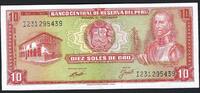 Pérou / Peru 10 Soles De Oro Banco Central De Reserva Del Peru -