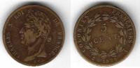Guyane 5 Centimes Charles X -