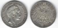 Prusse / Preussen / Prussia 3 Mark Wilhelm II -