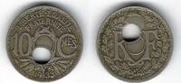 France / Frankreich 10 Centimes Lindauer trou décalé! -