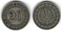Allemagne / Deutschland / Germany 20 Pfennig Empire allemand -