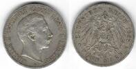 Prusse / Preussen / Prussia 5 Mark Wilhelm II -