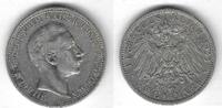 Prusse / Preussen / Prussia 2 Mark Wilhelm II -