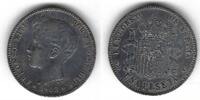 1 Peseta 1902 SM V Espagne / Spain / Spanien Alfonso XIII S