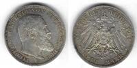 Wurttemberg / Wuerttemberg 3 Mark Wilhelm II -