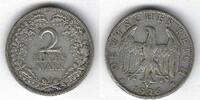 Allemagne / Deutschland / Germany 2 Reichsmark Weimar -
