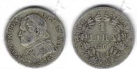 Saint Siège / Vatican / Papal states 1 Lire Pie IX -