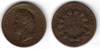 Guadeloupe 5 Centimes Louis Philippe Ier -