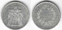 5 Francs 1873 A France / Frankreich / Paris Hercule F.VZ (Minimal Randfehler)