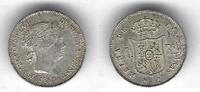 1 Real 1863 Espagne / Spain / Spanien Isabel II SS / VZ