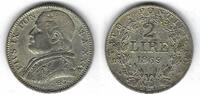 Saint Siège / Vatican / Papal states 2 Lire Pie IX -