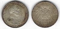 3 Mark 1913 Prusse / Preussen / Prussia Wilhelm II SS / VZ