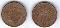 Etats-Unis / U.S.A. / United States 2 Cents Shield -