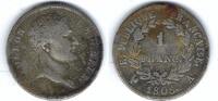 France / Frankreich / Paris 1 Franc Napoléon Ier -