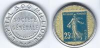 25 Centimes N.D. France / Frankreich Société Générale F.VZ