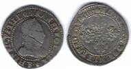 France / Frankreich / Angers 1/2 Franc Henri III (1574 - 1589) -