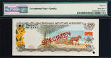 1968 Bahamas $20 Bill SPECIMEN Pick #31s PMG66 EPQ | Queen Elizabeth II