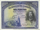   Spanish 1000 peseta banknote, 1928, portrait of San Ferdinand  46,84 EUR  zzgl. 26,02 EUR Versand