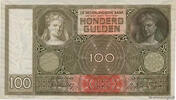   Netherlands 100 Guilder banknote, 1930&ndash;1944, issued by De Nederland Ba... 164,81 EUR  zzgl. 21,68 EUR Versand