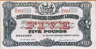  Northern Ireland, Belfast Banking Company Limited, Five Pounds banknote  442,37 EUR  zzgl. 21,68 EUR Versand