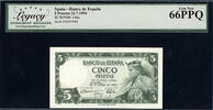   Spanish 5 Peseta Banknote, 1954, Banco de Espa&ntilde;a Cinco Pesetas Legacy ... 39,03 EUR  zzgl. 26,02 EUR Versand