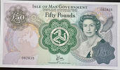   [Isle of Man Government] 50 Pound Note with Portrait of Queen Elizabet... 183,02 EUR  zzgl. 21,68 EUR Versand