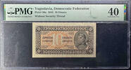   Federal Democratic Republic of Yugoslavia 1944 10 Dinara banknote (PMG... 50,31 EUR  zzgl. 26,02 EUR Versand