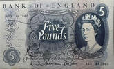   Bank of England Five Pounds ND (1963&ndash;1967) &mdash; Bank of England Five Poun... 94,55 EUR  zzgl. 21,68 EUR Versand