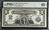   1899 United States $2 Silver Certificate PMG 40 EPQ (Extremely Fine / ... 819,69 EUR  zzgl. 21,68 EUR Versand