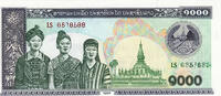   Lao People's Democratic Republic 1000 Kip banknote (1998 series)  1,73 EUR  zzgl. 26,02 EUR Versand