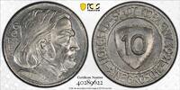 Germany, Weimar Rep. Germany/Coblenz 1921 10 Pfennig Notgeld, Lamb 77.5, Funck 80.5, PCGS MS64, Iron 10 Pfennig 1921 PCGS MS64