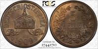 German East Africa  5 Heller 1909-J PCGS MS63BN