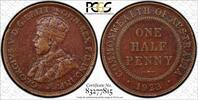 Australia  1/2D 1923 PCGS Genuine  - XF Details (97 - Environmental Damage)