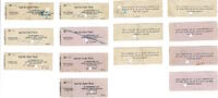Gerany (Hanover) 1914 Scrip, Geestemuende (Hanover), G. Seebeck AG, set of 7 different  1914 Circulated
