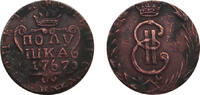 Russland - Sibirien Poluschka (1/4 Kopeke) Katharina II. (1762 - 1796)