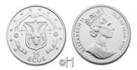 Isle Of Man 25 Ecu "Widder"