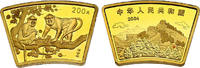 China 200 Yuan (1/2 oz) Lunar Serie - "Jahr des Affen"