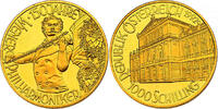 Österreich - II. Republik 1000 Schilling Serie "150 Jahre Wiener Philharmoniker" - Johann Strauss