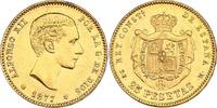 Spanien 25 Pesetas Alfonso XII. (1874 - 1885)