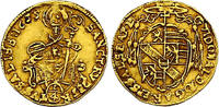 Österreich - Salzburg 1/4 Dukat Guidobald von Thun und Hohenstein (1654 - 1668)