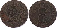 Russland - Sibirien Poluschka (1/4 Kopeke) Katharina II. (1762 - 1796)